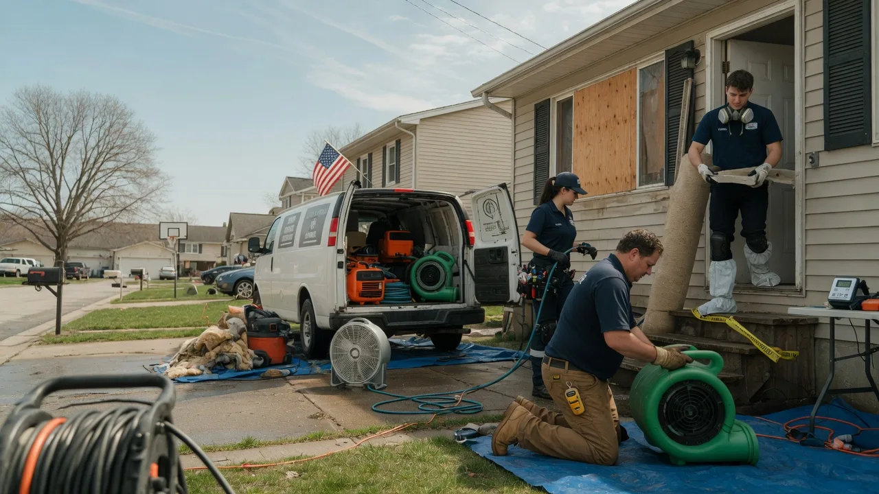 Water Damage Restoration in Feesburg, OH near me